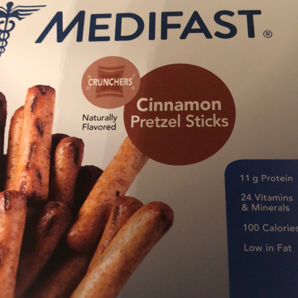 Medifast cinnamon pretzel sticks